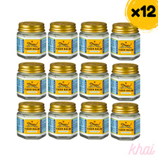 12x Tiger Balm White Ointment 30g for Headach...