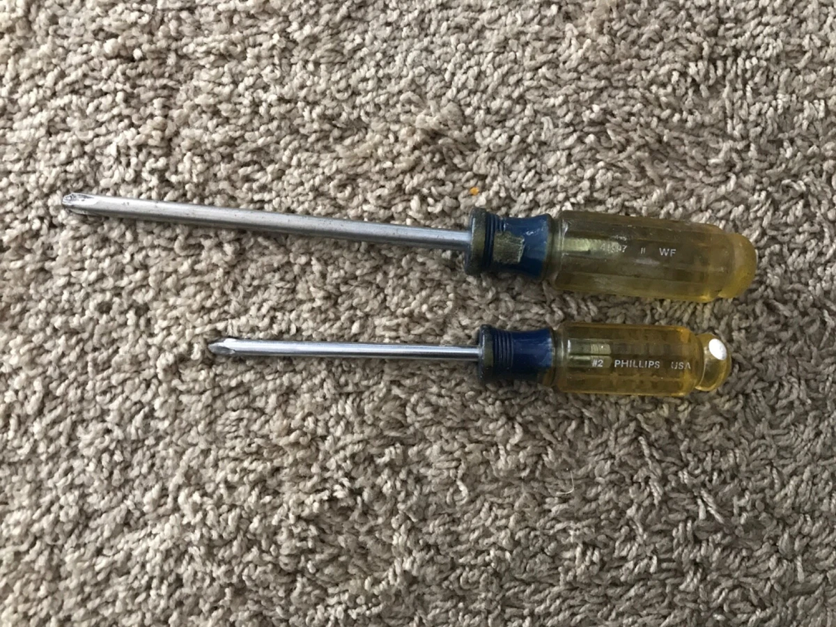 Vintage CRAFTSMAN 3 2 PHILLIPS SCREWDRIVER No. 41297 41295 WF MADE IN USA