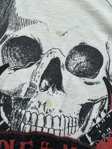 Vintage Signed Autographed Puddle Of Mudd Skull Tribal Your T-Shirt White XL - Picture 3 of 7