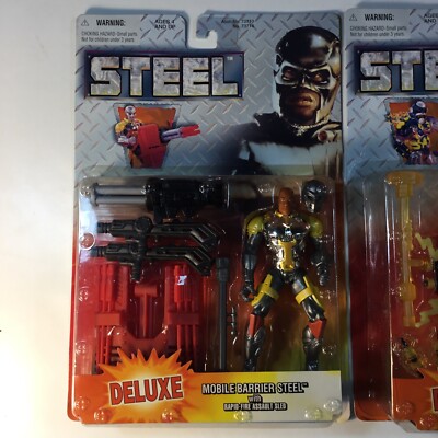 3x SHAQ O'Neal Movie STEEL Kay Bee Toys Kenner Exclusive 5