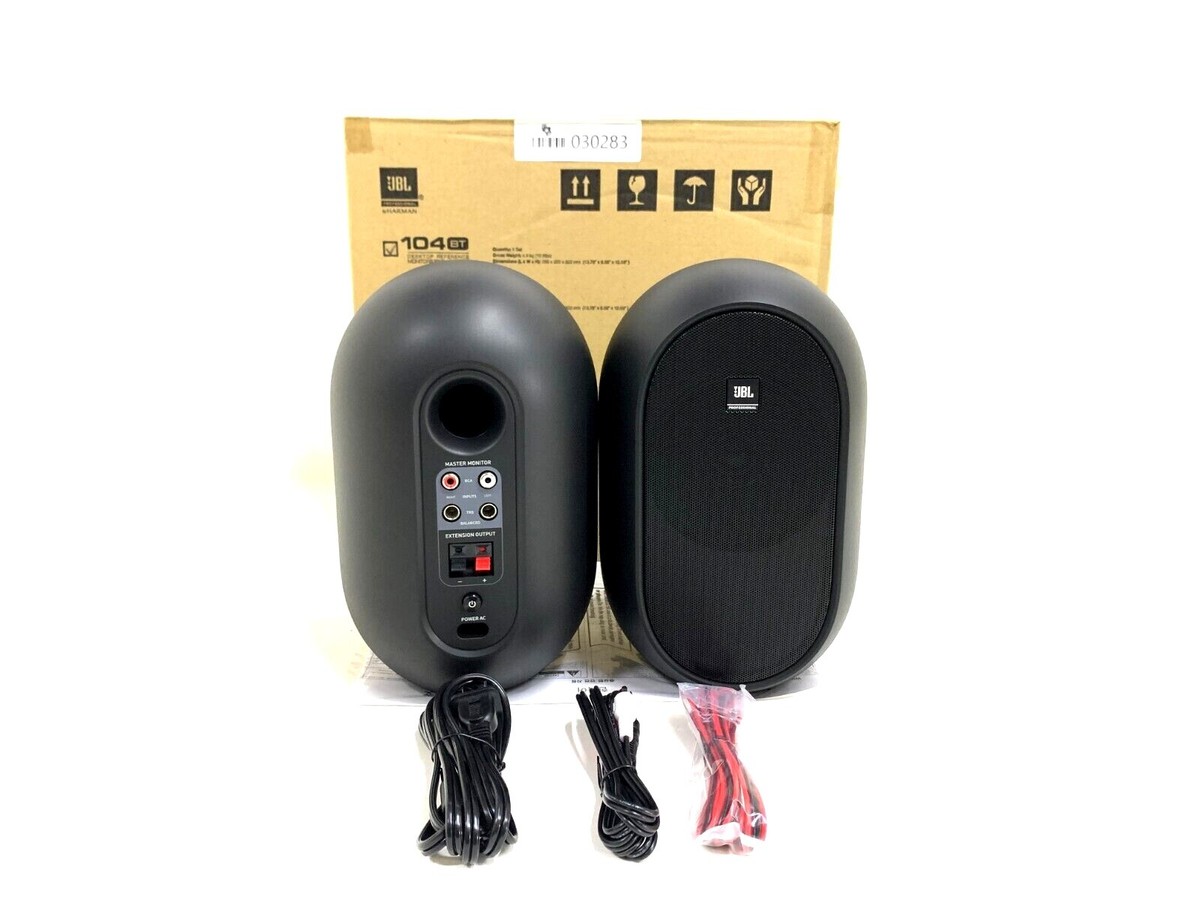 JBL 1 Series 104BT Compact Desktop Ref Monitors W/Bluetooth Kits