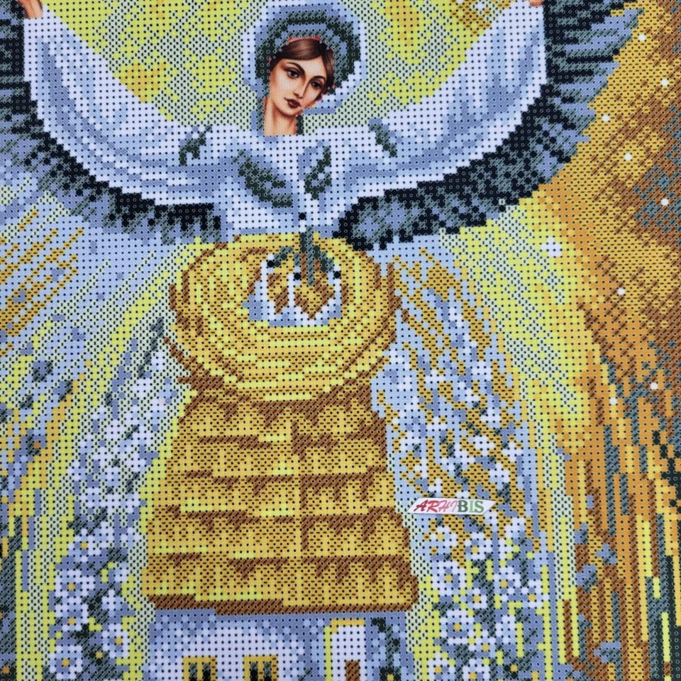 Ucrania Kit Cuentas Bordado Hágalo Usted Mismo Kit Artesanal Cuentas Estampadas Punta de Aguja b509 Foto 4 de 4