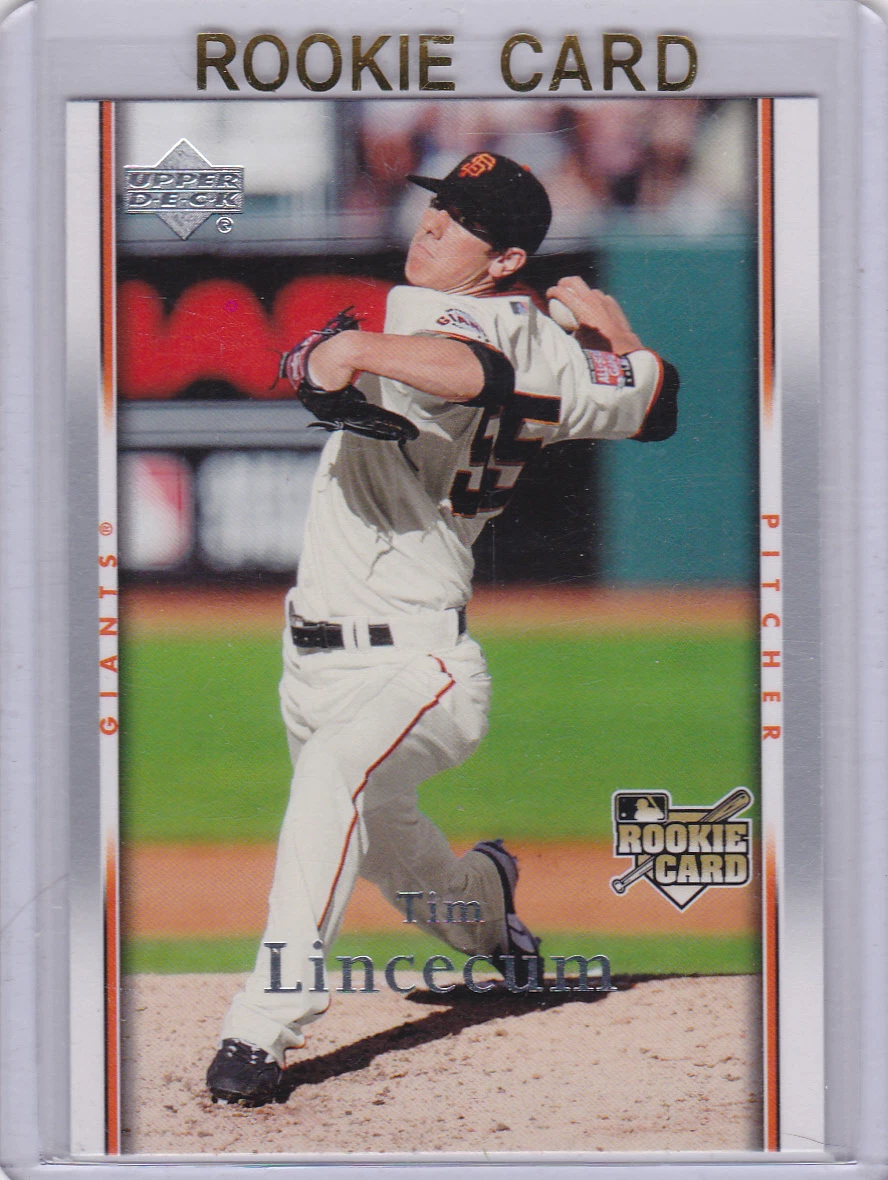 その他 Lincecum 2007 Upper Deck UD Black auto Upper Deck Tim Lincecum Baseball Sports Trading Cards