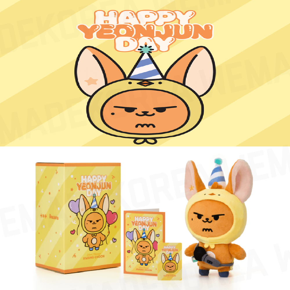 TXT YEONJUN HWANG CHOON Plush Set Official K-POP Authentic Goods