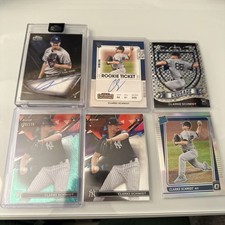 Clarke Schmidt 2021 Topps Rookie Card Lot Yankees (16) 2x Auto,  /175, Prizm 