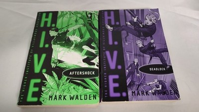 Mark Walden H.I.V.E. Series #7 Aftershock & #8 Deadlock