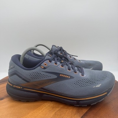 Brooks Ghost 15 Men's Size 10.5 EE Blue Orange Athletic Running Shoes Sneakers