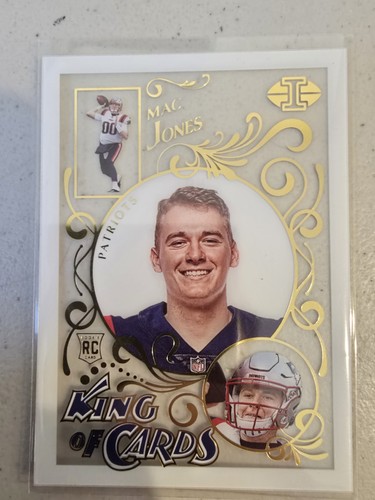 Mac Jones [Gold] #KC-15 2021 Panini Illusions King of Cards card