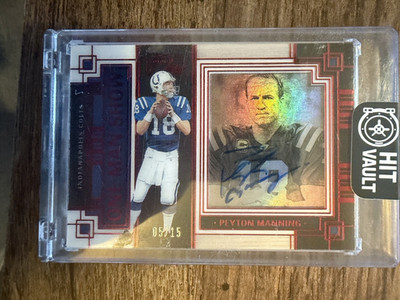 Panini 2023 One Football One-Man Show Peyton Manning Colts #180 Auto 05/5