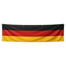 Deutschland Balkon Fahne ca.300x90cm Sichtsch...