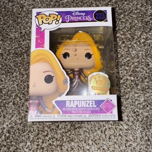 Funko Pop Rapunzel #223 with Pin – Disney Princess Exclusive – New! Vinyl Figure