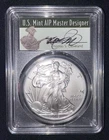 2019 (W) SILVER EAGLE PCGS MS70 FIRST DAY OF ISSUE FDI CLEVELAND SIGNED