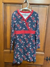 Tea Collection Long Sleeve Blue Floral Dress Size 10