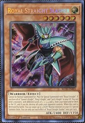 Royal Straight Slasher BLCR-EN001 Secret Rare 1st Edition