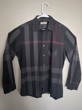 BURBERRY Shirt Check Plaid Extra Large XL