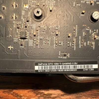 MSI GeForce GTX 1050 Ti GAMING X BV Multiple Monitor HDMI DP DVI PCIe 3.0 x16