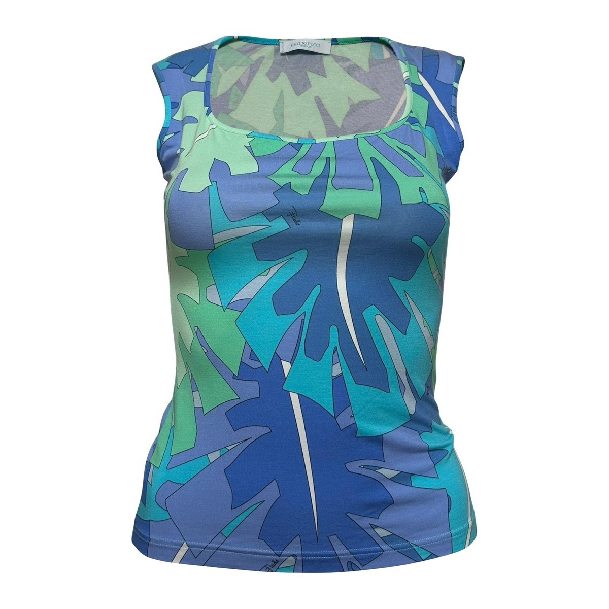 EMILIO PUCCI Spring Summer 2007 Leaf Print Tank Top | eBay