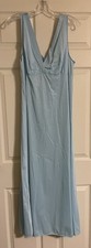 Vintage vanity Fair Nightgown Full-Length Pale Blue Size 40 L Sweep Hem