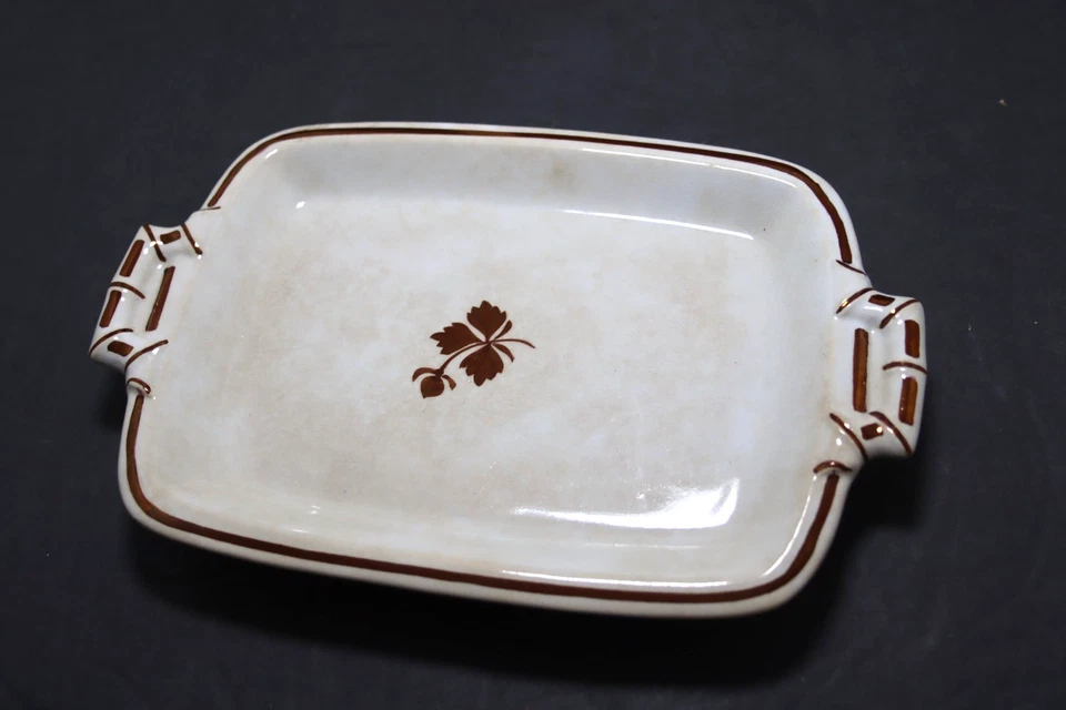 Tea Leaf Royal Ironstone Alfred Meakin Small Platter / Relish Dish Copper Lustre - Image 3 of 4