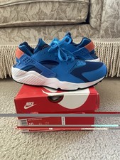2014 Size 10 - Nike Air Huarache Gym Blue Bright Mango 318429 402