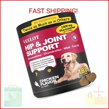 Advanced Dog Hip and Joint Supplement. 14 Active Ingredients, Glucosamine for Do