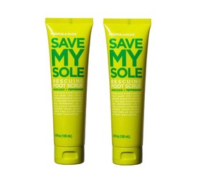 (2) FORMULA 10.0.6 Save My Sole Foot Scrub Exfoliating Treatment 3.4oz Soft Feet