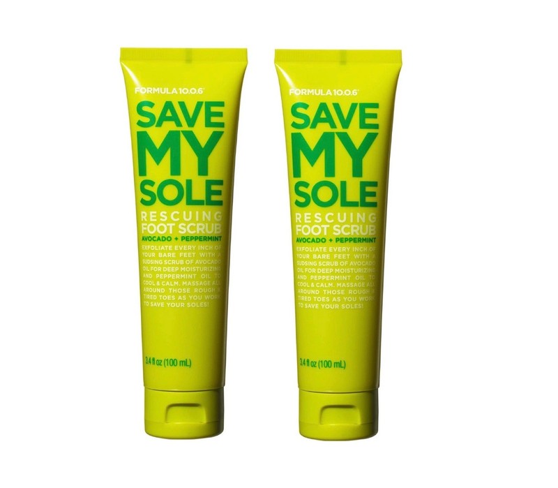 (2) FORMULA 10.0.6 Save My Sole Foot Scrub Exfoliating Treatment 3.4oz Soft Feet