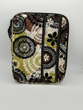 Vera Bradley Tablet E-Reader Sleeve Cover Padded Case Retired "Cocoa Moss"