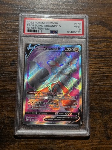 Hisuian Arcanine V graded PSA 9 for sale on eBay