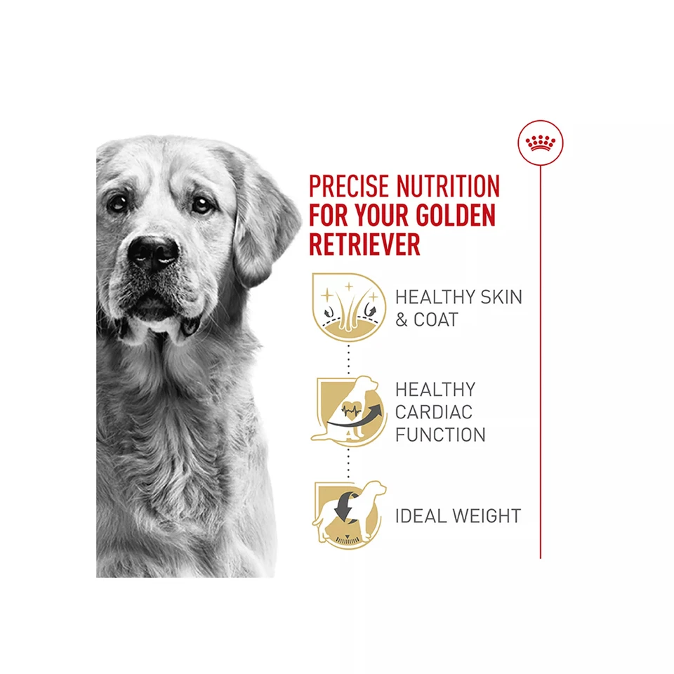 Royal Canin Breed Health Nutrition Golden Retriever Adult Dry Dog Food, 30 lbs - Image 3 of 4