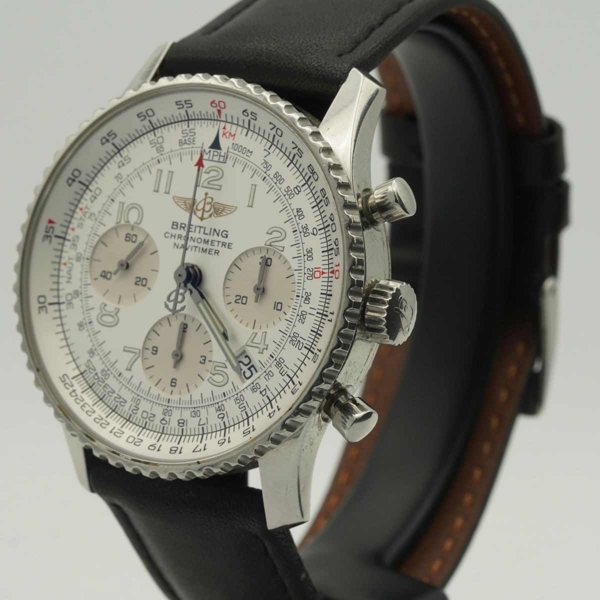 Breitling Old Navitimer Automatic A23322 44mm Ste… - image 4