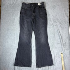 Levis Premium Denim 70s High Rise Flare Jeans Women 31 Retro Black NEW NWT