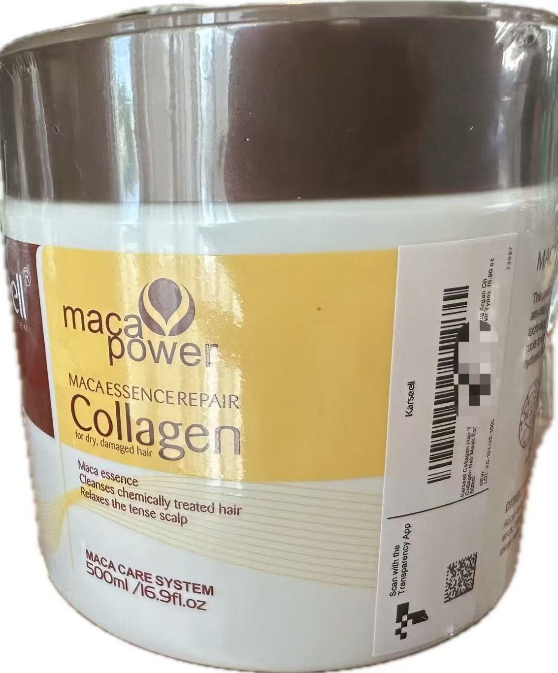 Collagen Maca Essence Repair Hair Treatment 500ml Repair Dry Damaged Treated Hai