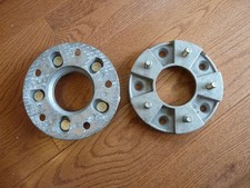 2 Pcs 5x5.5 to 5x5 Conversion Wheel Adapters 1/2"x20