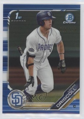 2019 Bowman Draft Chrome Blue Refractor 18/150 Logan Driscoll #BDC-183 e6r