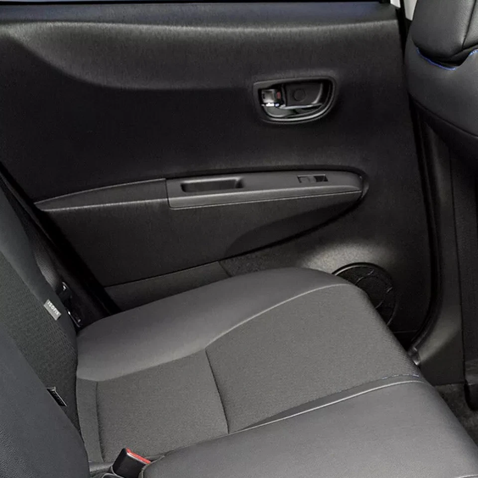 Cubierta del panel de control de ventana de puerta trasera izquierda+derecha para Toyota Yaris 2012-2014 Foto 4 de 4