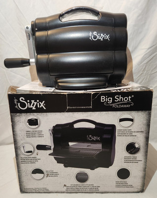 Sizzix Big Shot FOLDAWAY Die Cut Machine Only (Black) by Tim Holtz Discontinued