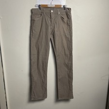 Citizens Of Humanity Mens Chino 33 Brown Jerome Dagan Straight Leg