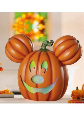 Disney Mickey Pumpkin Light Up 20'' Jack O Lantern Costco 2024 IN HAND Halloween