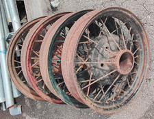 1930 1931 Ford Model A 19 Wire Spoke Wheels 5 Lug Pair Original Vintage 1930 1931 Ford Model A 19 Wire Spoke Wheels 5 Lug Pair Original Vintage