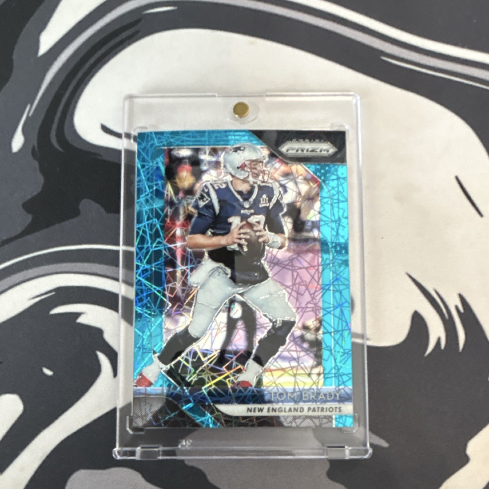 Panini 2018 Prizm Tom Brady Lazer Prizm #69 Patriots Football Card SP