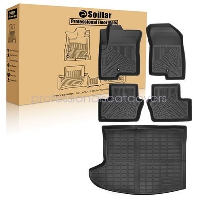 Car TPE Floor Mats / Trunk Cargo Liners Set For 2007-2017 Jeep Compass Patriot