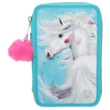 TopModel  Pferde Federtasche Depesche Miss Melody m. LED 10819 NEU 3fach gefüllt