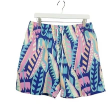 Boardies Men's Swim Trucks Shorts Retro Blue Pink Print Size XL