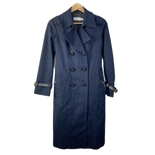 Auth COACH Cappotto donna blu scuro