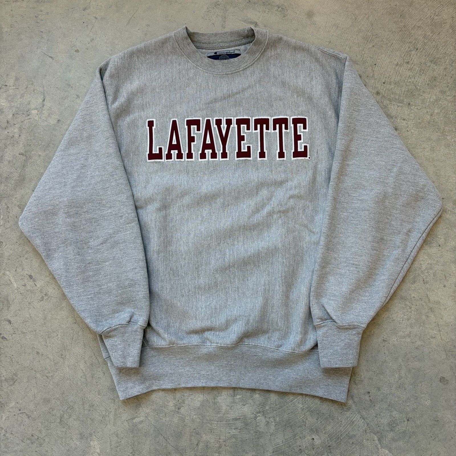 Vintage Lafayette College Champion Reverse Weave Crewneck Sweatshirt Size Medium