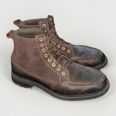 Timberland Earthkeepers 6 Inch Moc Toe Boots Mens 9.5 Brown Leather 6733A