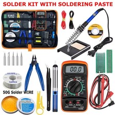 60W Electric Soldering Iron Welding Gun Tool Kit Solder Wire Desoldering Pump