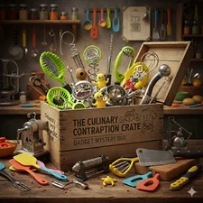 The Culinary Contraption Crate! 🍳 Mystery Box of Kitchen Gadgets & Gizmos!!