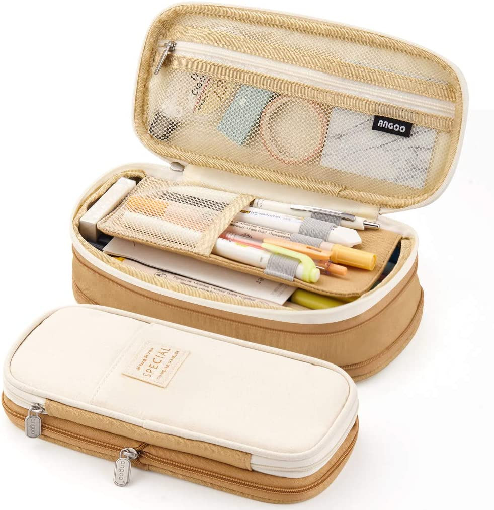 Pen Case Office College School Large Storage High Capacity B